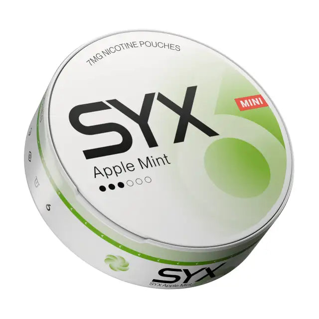 Balení SYX Apple Mint Mini s 20 nikotinovými sáčky s příchutí jablka a máty
