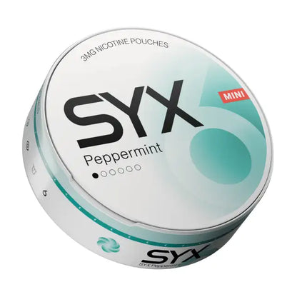 Balení SYX Peppermint Mini s 20 nikotinovými sáčky s mátovou příchutí