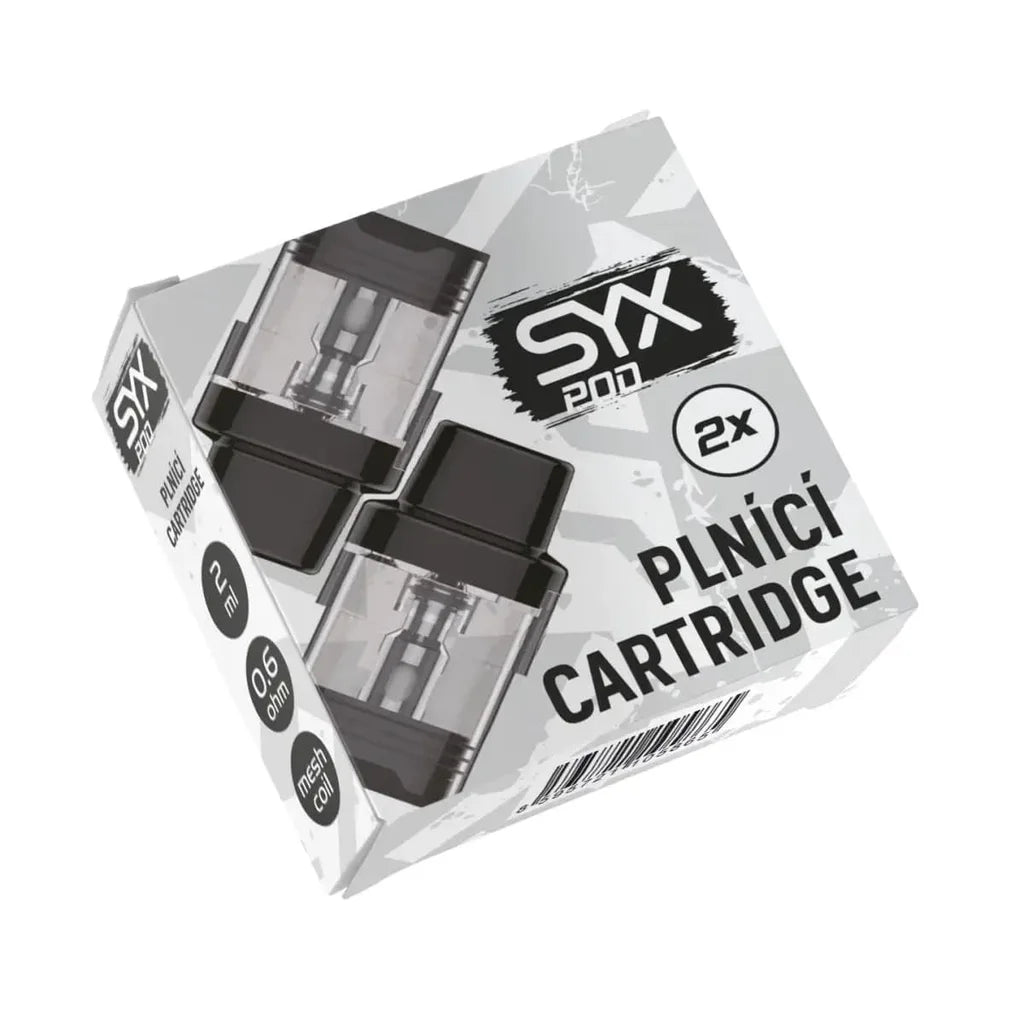 SYX POD plnitelná cartridge 2 ml 0,6 ohm s mesh spirálkou, balení 2 kusy