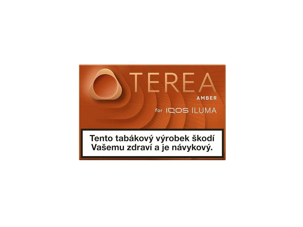 TEREA Amber krabička – tabákové náplně pro IQOS ILUMA s jemnou vyváženou tabákovou chutí