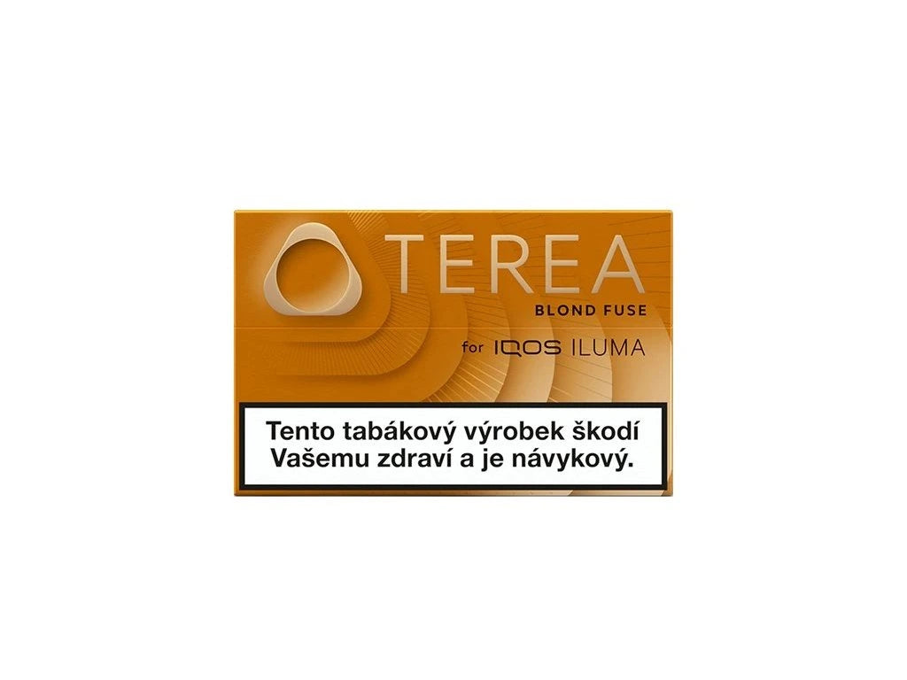 TEREA Blond Fuse krabička – tabákové náplně pro IQOS ILUMA s velmi jemnou tabákovou směsí