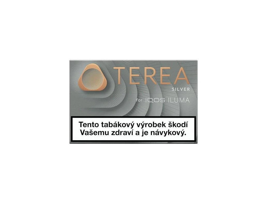 TEREA Silver krabička – tabákové náplně pro IQOS ILUMA s jemnou tabákovou chutí a krémovými čajovými tóny
