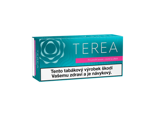 TEREA Turquoise karton – tabákové náplně pro IQOS ILUMA s jemným mentolovým osvěžením