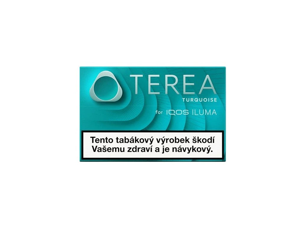 TEREA Turquoise krabička – tabákové náplně pro IQOS ILUMA s jemným mentolovým osvěžením