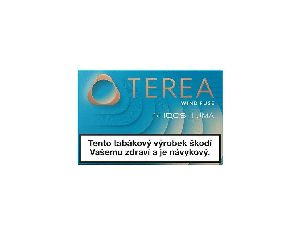 TEREA Wind Fuse krabička – tabákové náplně pro IQOS ILUMA se svěžími tóny a jemnou tabákovou chutí