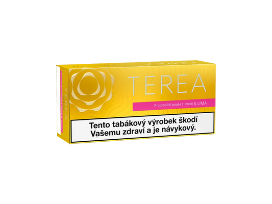 TEREA Yellow karton – tabákové náplně pro IQOS ILUMA s citrusovými tóny a jemnou tabákovou směsí