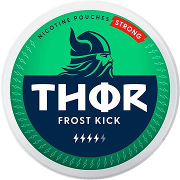 THOR Frost Kick Strong 9,5 mg nikotinové sáčky s příchutí ledové máty