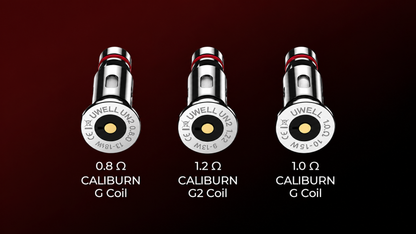 Uwell Caliburn G a G2 žhavicí hlavy 0,8 ohm, 1,0 ohm a 1,2 ohm – přehled variant a kompatibility
