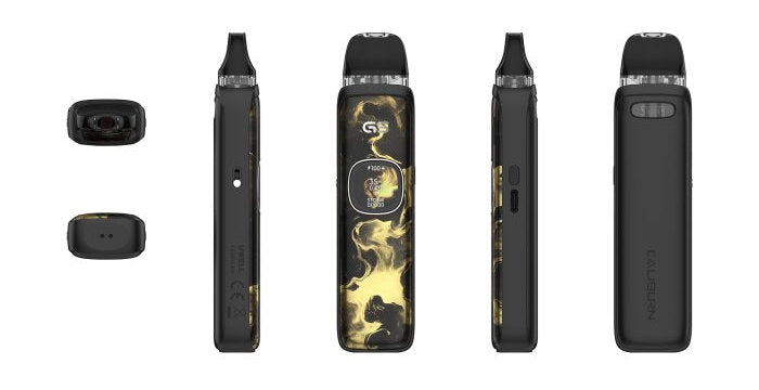 Uwell Caliburn G5 Black Gold pod elektronická cigareta 1600 mAh v černo-zlatém provedení