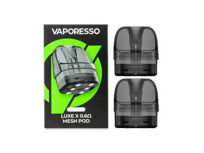 Vaporesso LUXE X cartridge 0,6 ohm – balení dvou plnitelných PODů pro RDL e-cigarety