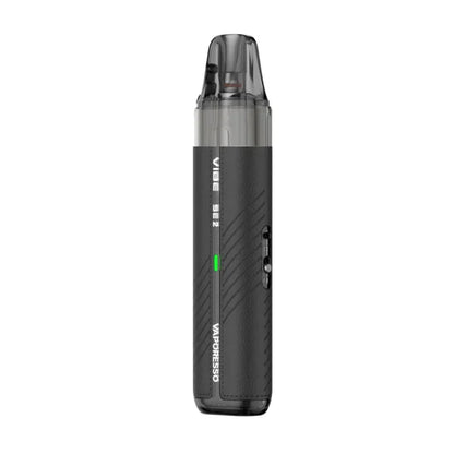 Černá e-cigareta Vaporesso VIBE SE 2 Leather Black pro MTL a volnější RDL potah