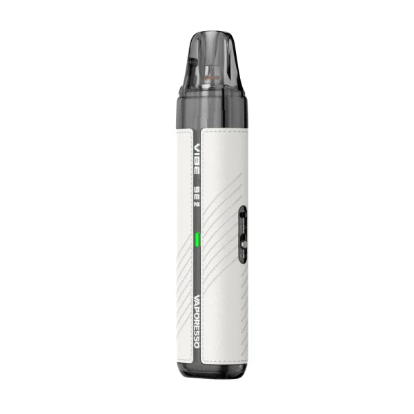 Vaporesso VIBE SE 2 Leather White – bílá plnitelná POD e-cigareta s baterií 1400 mAh