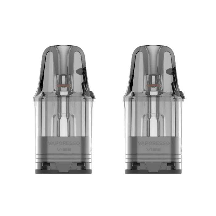 Dvě náhradní plnitelné cartridge Vaporesso VIBE Smart Pod s objemem 2 ml pro vlastní e-liquid