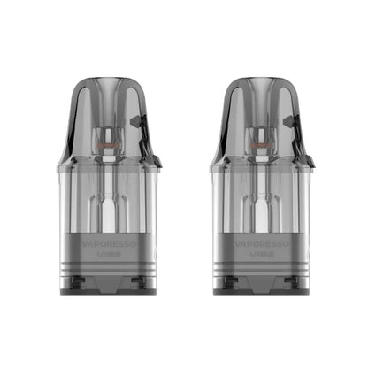 Dvě náhradní plnitelné cartridge Vaporesso VIBE Smart Pod s objemem 2 ml pro vlastní e-liquid