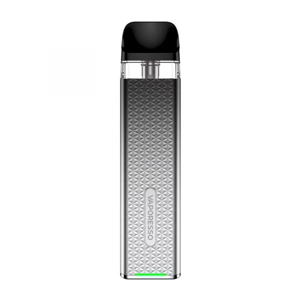 Stříbrná elektronická cigareta Vaporesso XROS 3 Mini Icy Silver s automatickým potahem