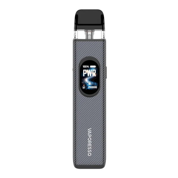 Vaporesso XROS 6 Carbon Fiber Gray – šedá POD e-cigareta s karbonovým vzhledem a 3A nabíjením