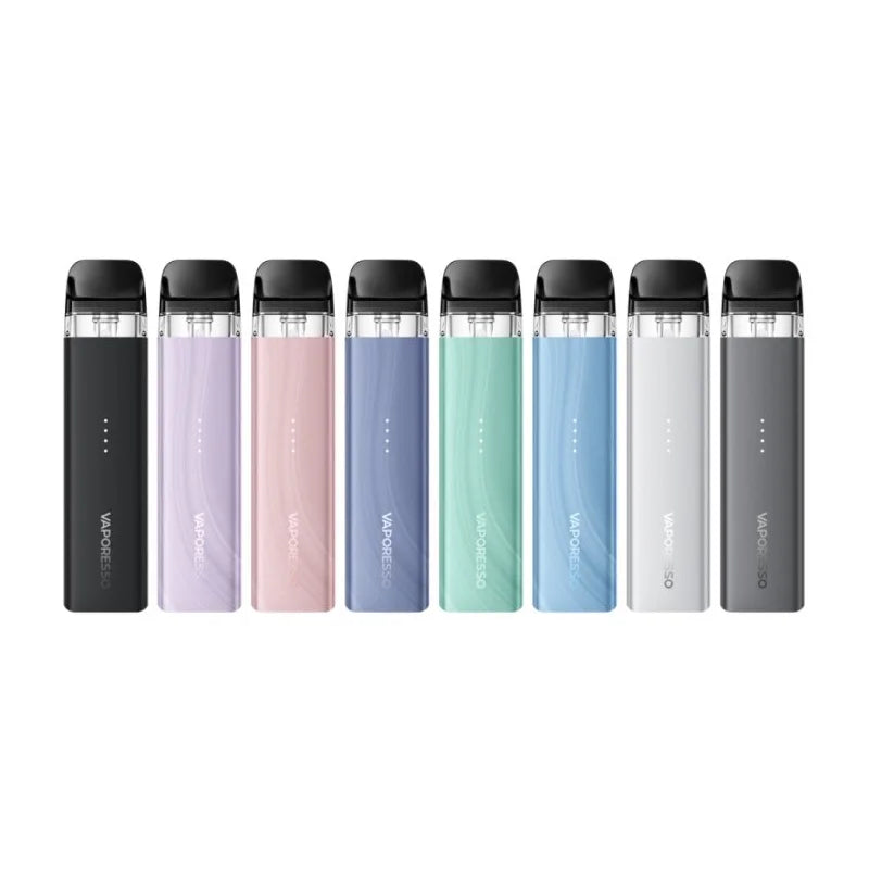 Osm barevných variant plnitelné POD e-cigarety Vaporesso XROS SE s baterií 1000 mAh