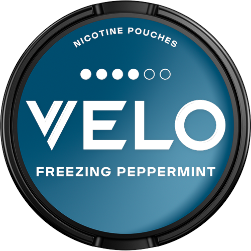 Nikotinové sáčky VELO Mini Freezing Peppermint 10 mg s intenzivně ledovou mátou