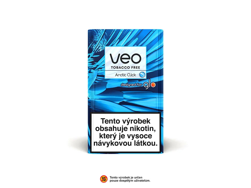 VEO Arctic Click krabička – náplně pro glo s intenzivně chladivou mentolovou kapslí