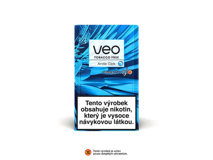 VEO Arctic Click krabička – náplně pro glo s intenzivně chladivou mentolovou kapslí