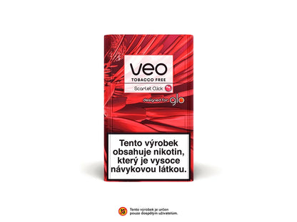 VEO Scarlet Click krabička – náplně pro glo s krémovou příchutí červeného ovoce a kapslí