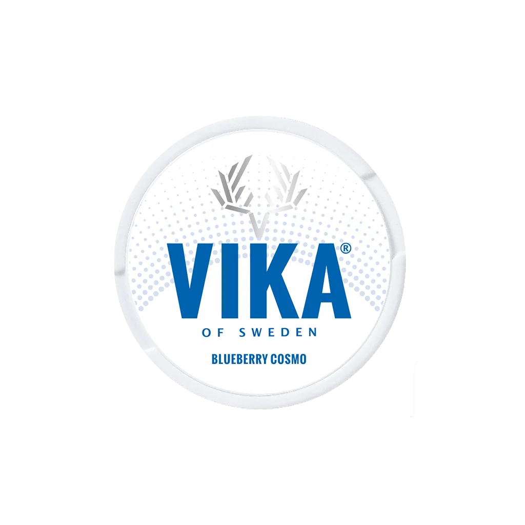 VIKA Blueberry Cosmo nikotinové sáčky 7,5 mg s příchutí borůvek a mentolu
