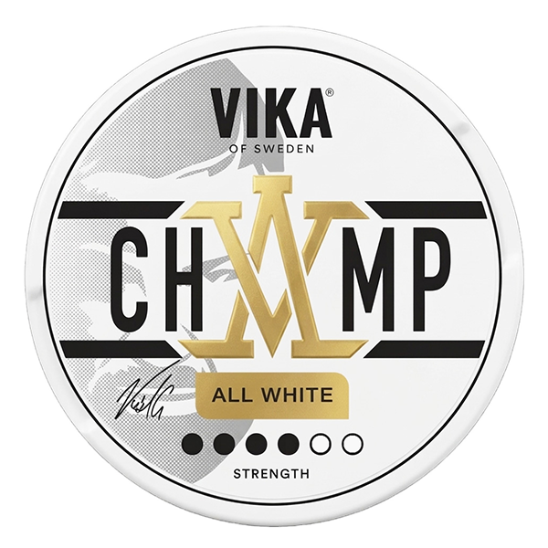 VIKA Champ 12 mg silné nikotinové sáčky Slim s osvěžující chutí chladivé máty