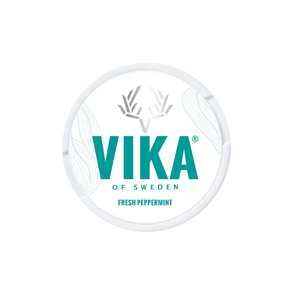 VIKA Fresh Peppermint nikotinové sáčky 6 mg s chutí máty peprné