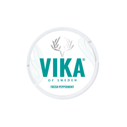 VIKA Fresh Peppermint nikotinové sáčky 6 mg s chutí máty peprné