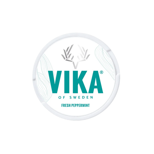 VIKA Fresh Peppermint nikotinové sáčky 6 mg s chutí máty peprné