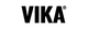 Logo VIKA of Sweden v černé barvě – ovocné a mátové nikotinové sáčky