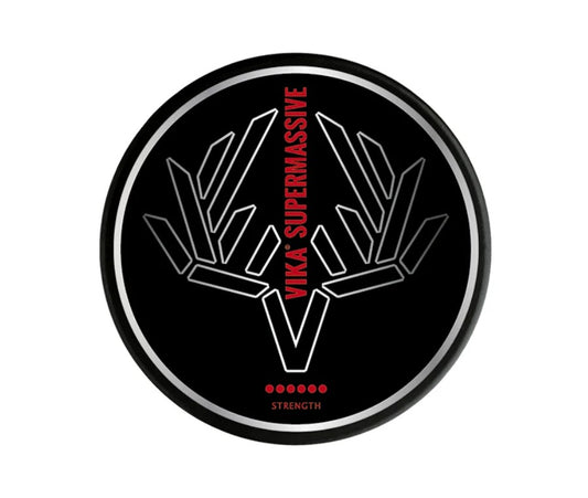 VIKA Supermassive žvýkací tabák, snus,  45 mg/g s kořeněnou mátou a tabákovou chutí