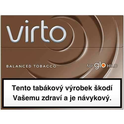 Virto™ Balanced Tobacco karton – 200 tabákových náplní pro glo™ Hilo a Hilo Plus s jemnou tabákovou chutí