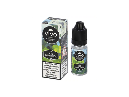 VIVO Ice Menthol Aroma 6 mg/ml – náplň do elektronické cigarety s čistým mentolovým profilem, objem 10 ml.