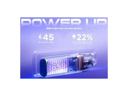 VOOPOO ARGUS G4 Mini plnitelná elektronická cigareta benefit 1650mAh high density battery, longer life, quick charging