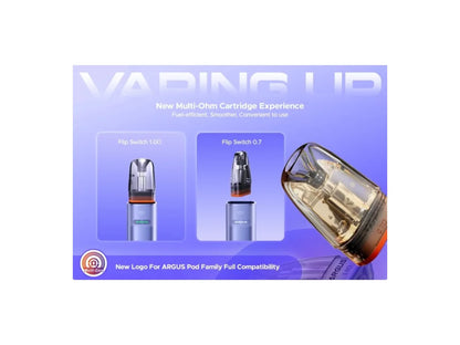 VOOPOO ARGUS G4 Mini plnitelná elektronická cigareta 1650mAh, kompatibilita s multi ohm cartrige