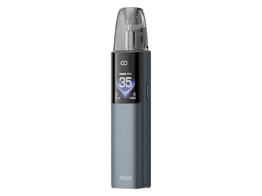 VOOPOO Argus G4 Gray POD systém s přehledným displejem a nastavitelným výkonem až 35 W