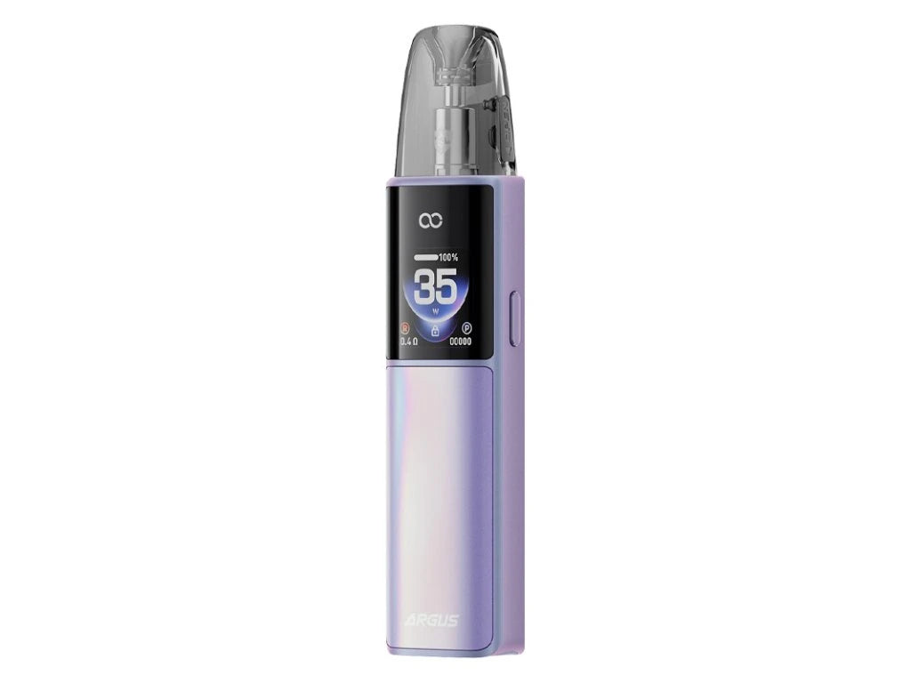VOOPOO Argus G4 Purple POD kit s inovativní Multi-Ohm cartridgí a USB-C nabíjením