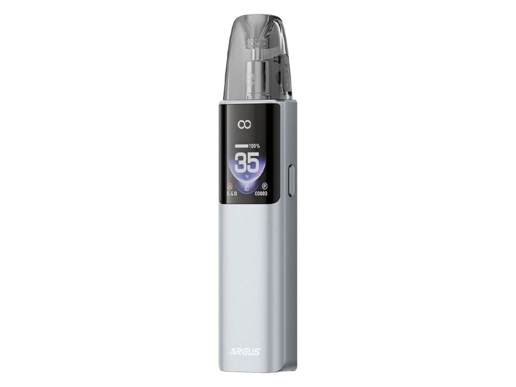 VOOPOO Argus G4 Silver elektronická cigareta s baterií 1650 mAh a výkonem až 35 W