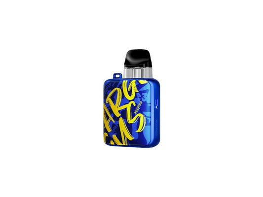 VOOPOO Argus P3 Blue Leather elektronická cigareta s výkonem 30 W a technologií iCOSM CODE 2.0