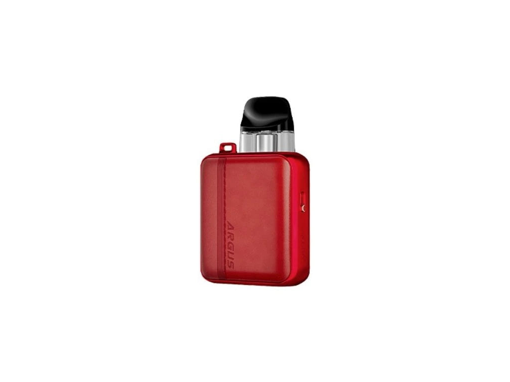 VOOPOO Argus P3 Red Leather elektronická cigareta s dotykovým TFT HD displejem a výkonem až 30 W
