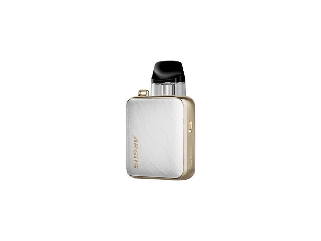 VOOPOO Argus P3 Silver Leather POD zařízení s technologií iCOSM CODE 2.0 a baterií 1500 mAh