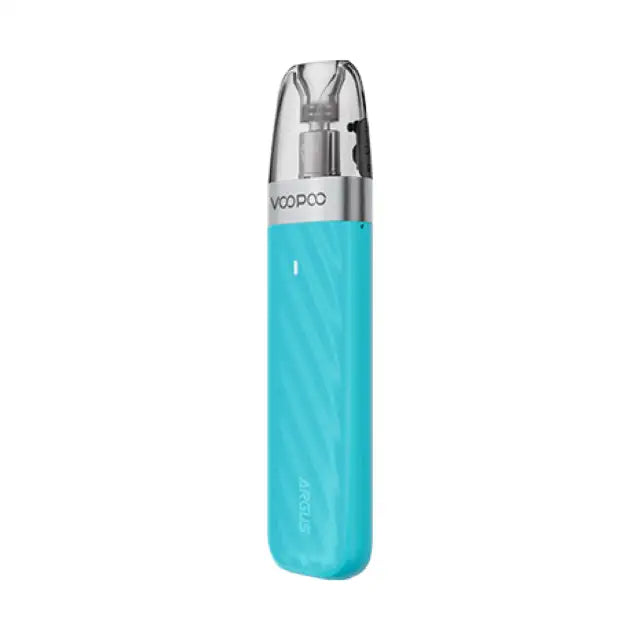VOOPOO ARGUS Z2 Lake Blue – tyrkysově modrá plnitelná POD elektronická cigareta s baterií 1500 mAh a USB-C.