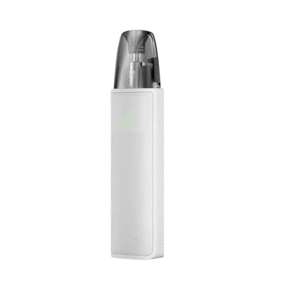 Bílá VOOPOO ARGUS Z3 Pearl White – minimalistická elektronická cigareta s integrovanou baterií a vyměnitelnou plnitelnou cartridgí.