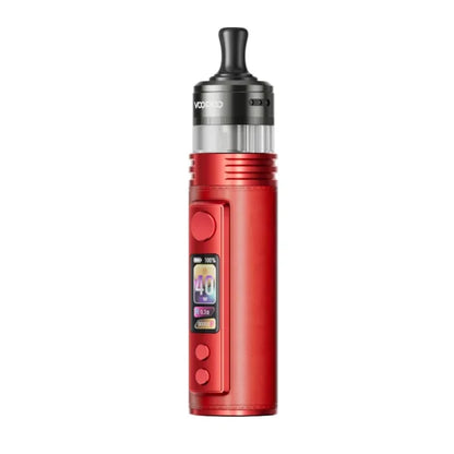 Červené provedení Modern Red – VOOPOO DRAG H40 Pro s TFT displejem, nastavitelným výkonem a náhradními žhavicími hlavami PnP X.