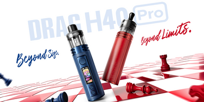 VOOPOO DRAG H40 Pro – design plnitelné elektronické cigarety s regulací výkonu až 40 W a podporou MTL a RDL potahování.