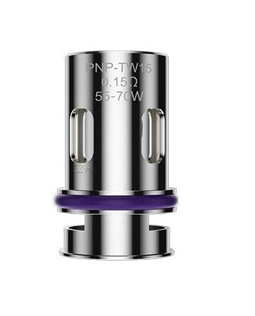 VOOPOO PnP TW15 mesh žhavicí hlava s odporem 0,15 ohm a doporučeným výkonem 55–70 W pro DL potah.