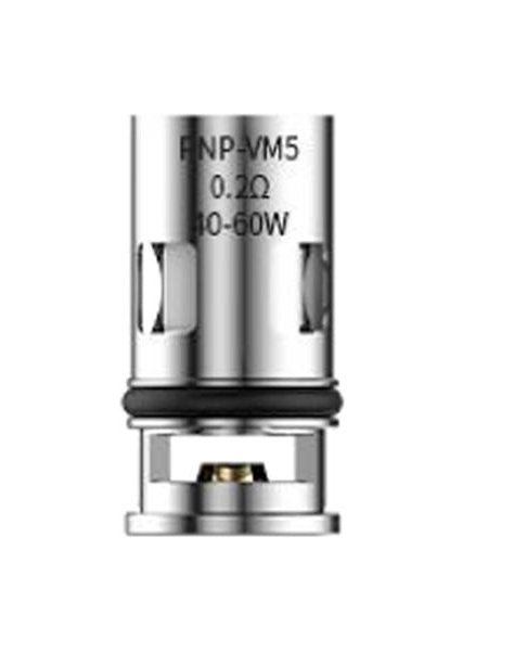 VOOPOO PnP-VM5 žhavicí hlava 0,2 ohm s označením doporučeného výkonu 40–60 W, kovové tělo a černé těsnění.