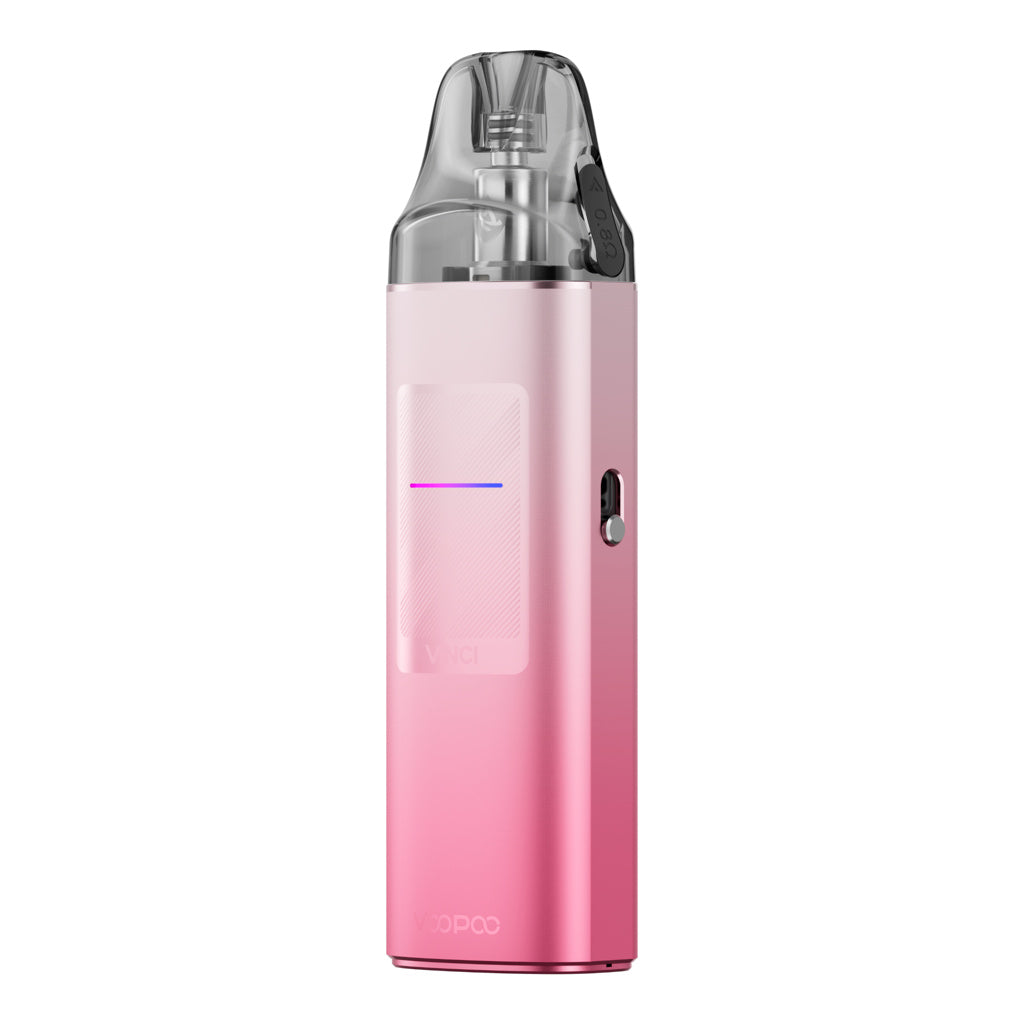VOOPOO VINCI S Pink – růžová plnitelná POD elektronická cigareta s cartridgí VINCI S a regulací přívodu vzduchu.