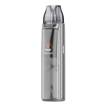VOOPOO VMATE MAX 2 Silver – stříbrná plnitelná POD elektronická cigareta s baterií 2100 mAh.